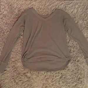 Hollister Gray Long Sleeve Shirt